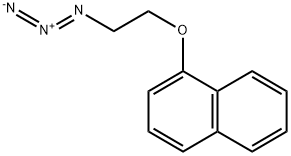 Naphthalene, 1-(2-azidoethoxy)- 结构式