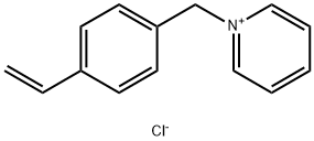 1-[(4-乙烯基苯基)甲基]吡啶氯化物(1:1) 结构式