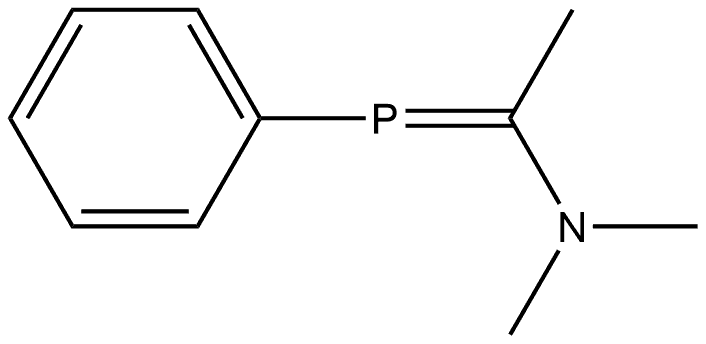 Ethanamine, N,N-dimethyl-1-(phenylphosphinidene)- 结构式