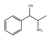 Benzenemethanol,  -alpha--(1-aminoethyl)-,  radical  ion(1+)  (9CI) 结构式