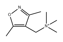 4-Isoxazolemethanaminium,N,N,N,3,5-pentamethyl-(9CI) 结构式
