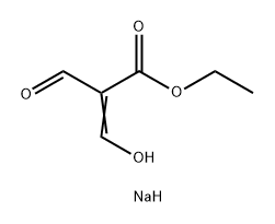 2-Propenoic acid, 2-formyl-3-hydroxy-, ethyl ester, sodium salt (1:1) 结构式