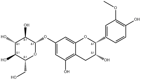 山矾苷 结构式