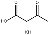 Butanoic acid, 3-oxo-, potassium salt (1:1) 结构式