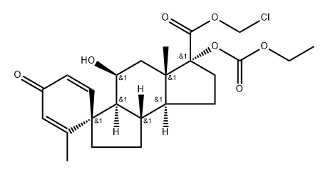 依碳酸氯替泼诺杂质4 结构式