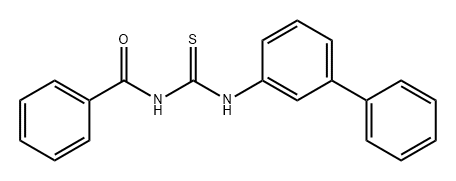 N-[([1,1'-biphenyl]-3-ylamino)thioxomethyl]-Benzamide 结构式