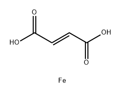 Fumaric acid/iron(II),(1:x) salt 结构式