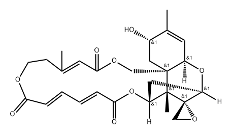 verrucarin L 结构式