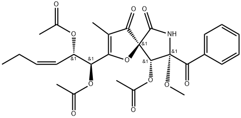 TRIACETYLPSEUROTIN A 结构式