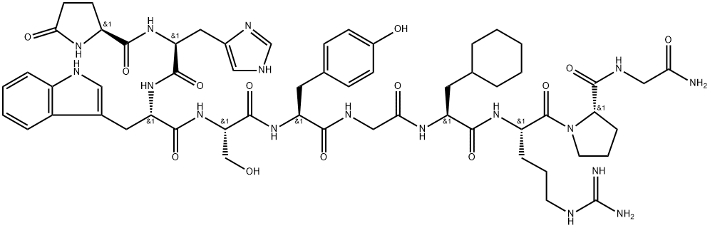 LHRH, cyclohexyl-Ala(7)- 结构式