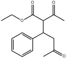 苯丙酸,Α-乙酰基-Β-(2-氧代丙基)-乙酯 结构式