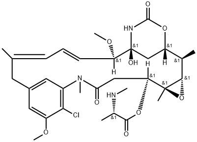 N-Me-L-Ala-maytansinol 结构式