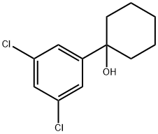 1-(3,5-dichlorophenyl)cyclohexanol 结构式