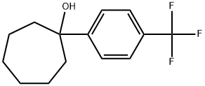 1-(4-(三氟甲基)苯基)环庚醇 结构式