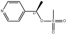 Α-甲基-4-甲基磺酸-4-吡啶甲醇酯 结构式