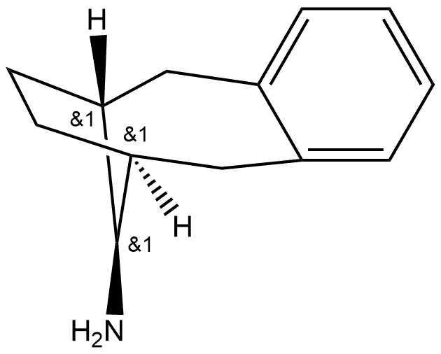 6,9-Methanobenzocycloocten-11-amine, 5,6,7,8,9,10-hexahydro-, (11-syn)- 结构式
