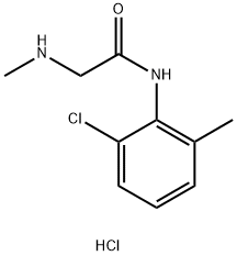 -CHLORO-2-(METHYLAMINO)-o-ACETO TOLUIDIDE HYDROCHLORIDE 结构式