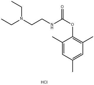 Carbamic acid, [2-(diethylamino)ethyl]-, 2,4,6-trimethylphenyl ester, monohydrochloride (9CI) 结构式