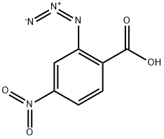Benzoic acid, 2-azido-4-nitro- 结构式