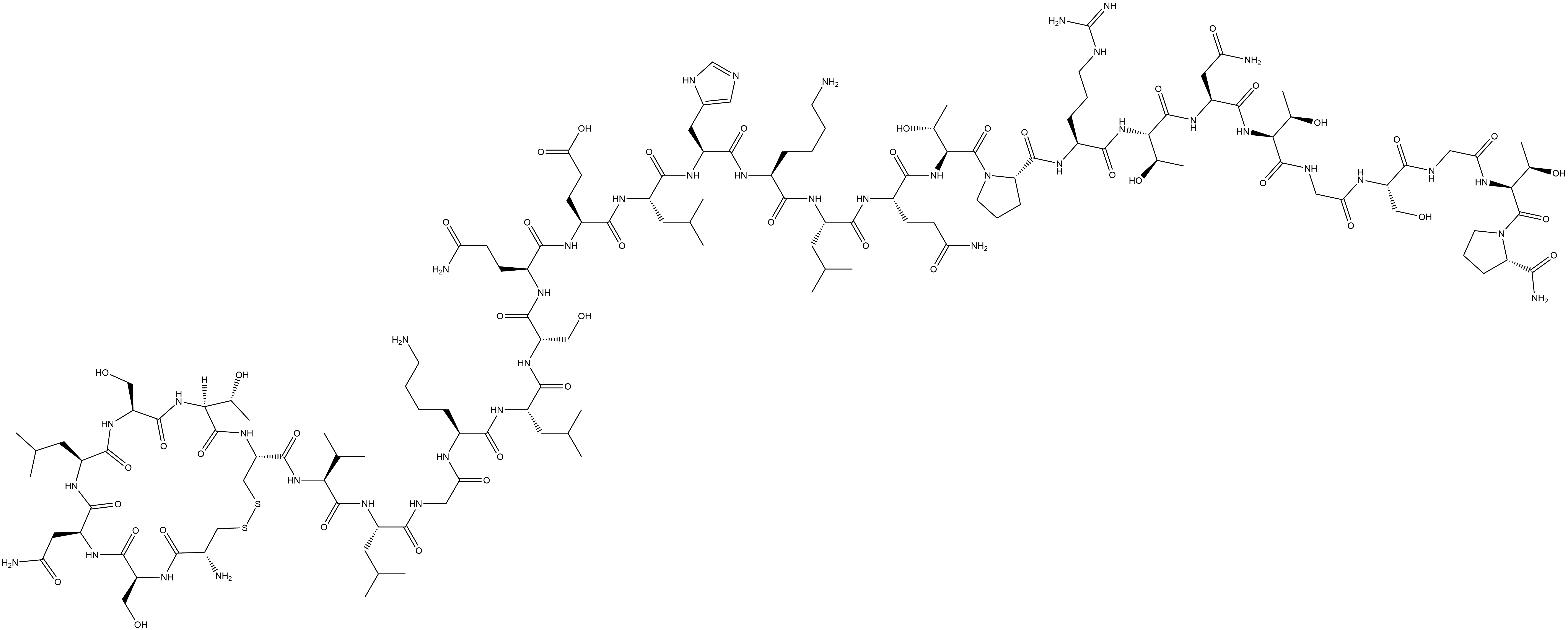 降钙素(鲑)EP杂质C 结构式