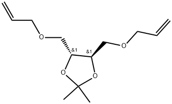 (4R,5R)-bis[(allyloxy)methyl]-2,2-dimethyl-1,3-dioxolane 结构式