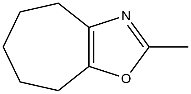 4H-Cycloheptoxazole, 5,6,7,8-tetrahydro-2-methyl- 结构式