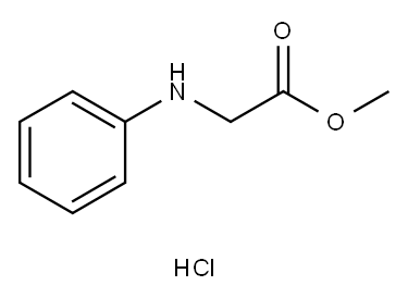 甲基 2-(苯基氨基)醋酸盐盐酸 结构式