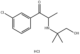羟基安非他酮-[13C6]盐酸盐 结构式