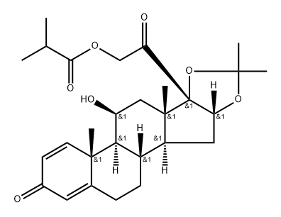 Desonide Isobutyrate 结构式