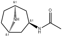 N-(3-endo)-8-Azabicyclo[3.2.1]oct-3-ylacetamide 结构式