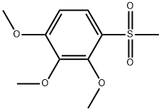 1,2,3-Trimethoxy-4-(methylsulfonyl)benzene 结构式