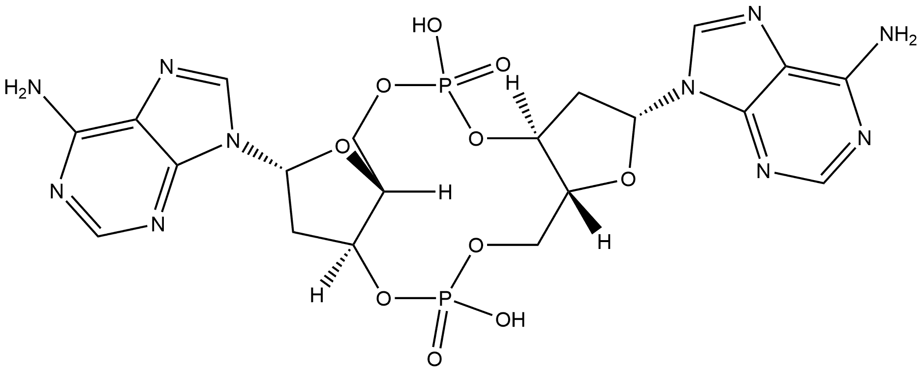 2',2''-Di-c-didAMP 结构式