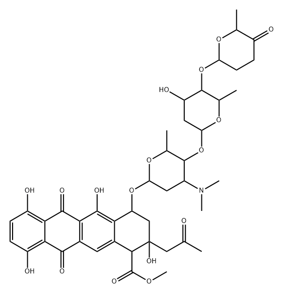1-羟基莎夫尔霉素 结构式