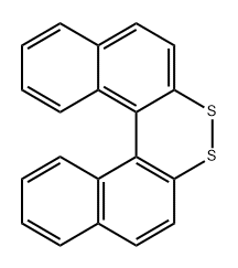 Dinaphtho2,1-c:1,2-e1,2dithiin, (R)- 结构式