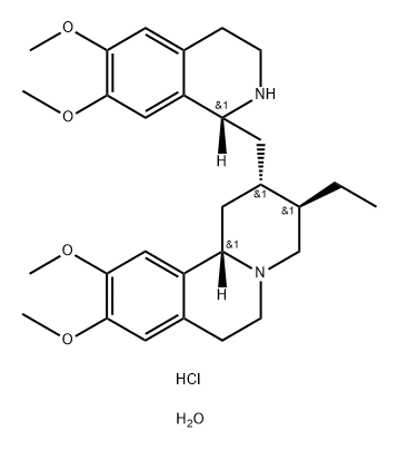 Emetine Hydrochloride Pentahydrate 结构式