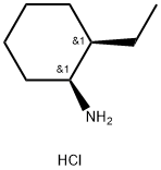 Cyclohexanamine, 2-ethyl-, hydrochloride, (1S-cis)- 结构式