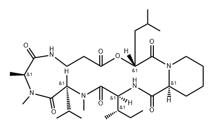 destruxin B1 结构式