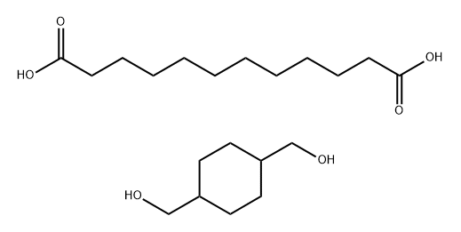 Dodecanedioic acid, polymer with 1,4-cyclohexanedimethanol 结构式