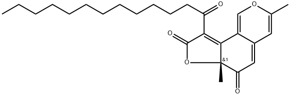 弯头曲霉菌素 1C 结构式