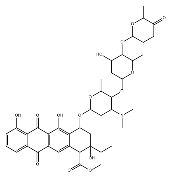 ACLACINOMYCIN 结构式