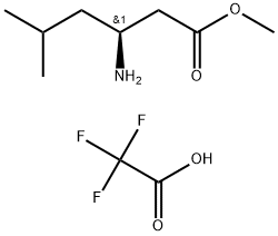 Hexanoic acid, 3-amino-5-methyl-, methyl ester, (3S)-, trifluoroacetate (9CI) 结构式