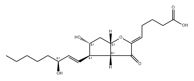 7-oxoprostaglandin I2 结构式