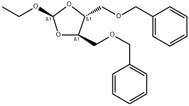 4,5-双((苄氧基)甲基)-2-乙氧基-1,3-二氧戊环 结构式