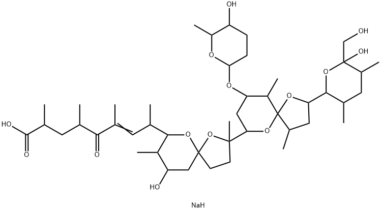 4' -O-去甲基猎神霉素 结构式