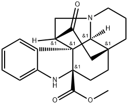 去甲氧羰基蕊木碱甲酯 结构式