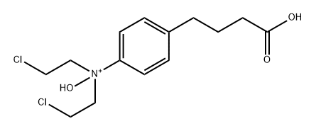 4-(3-Carboxypropyl)-N,N-bis(2-chloroethyl)aniline oxide 结构式