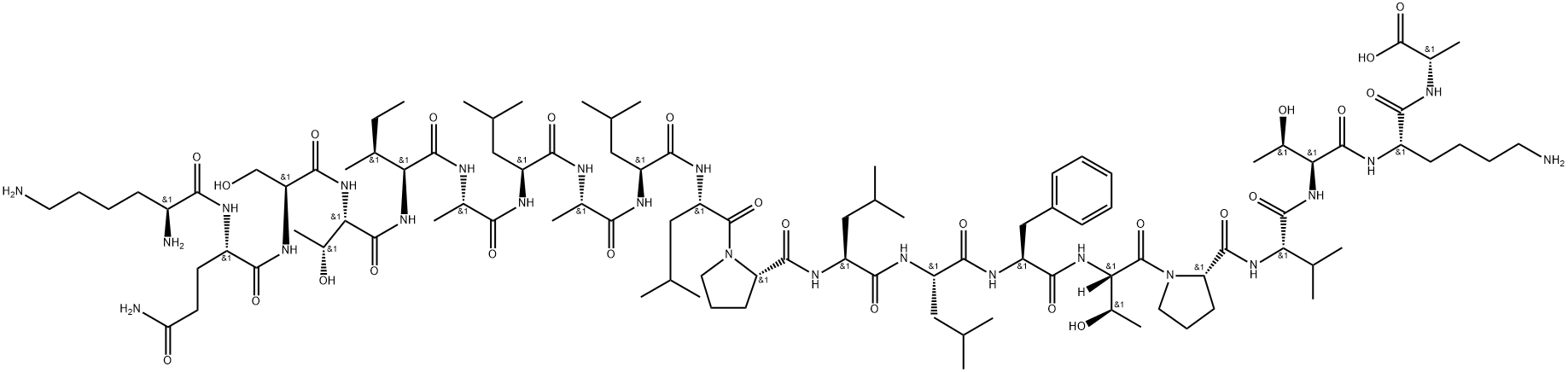 碱性磷酸单酯酶(大肠杆菌) 结构式