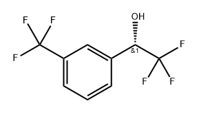 (S)-2,2,2-三氟-1-(3-(三氟甲基)苯基)乙烷-1-醇 结构式