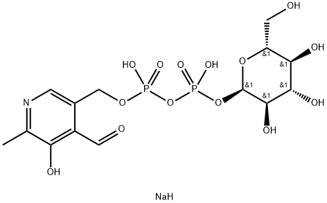 pyridoxal(5')diphospho(1)-glucose 结构式