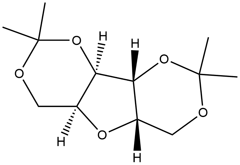 L-Iditol, 2,5-anhydro-1,3:4,6-bis-O-(1-methylethylidene)- 结构式